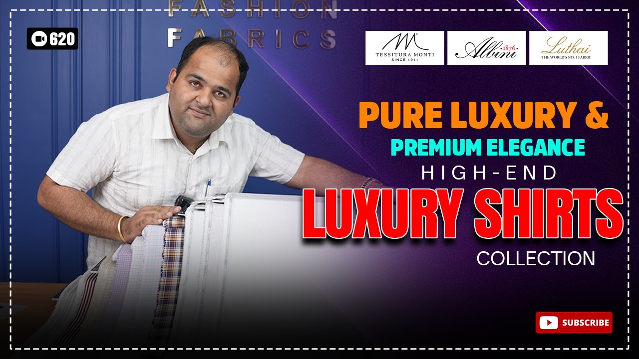 Top 10 Extra Ultra Luxury Shirting Fabrics Collection for Billionaires | Made in Italy Collection