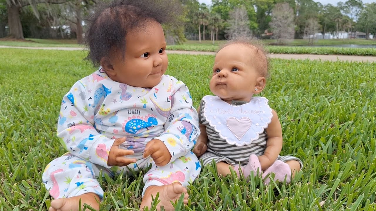 Why are they looking at each other like that? reborn doll play time