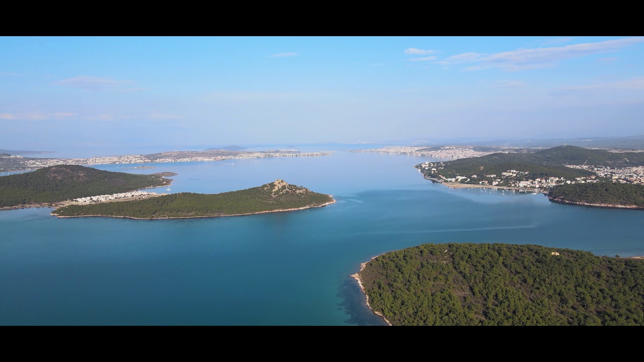 4K Relaxing view and Turkey/Balikesir-Ayvalık/Şeytan Sofrası(Devil's Table) / Drone Shooting..
