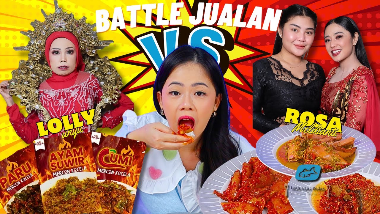 BATTLE JUALANNYA LOLLY UNYU VS ROSA MELDIANTI! 🔥
