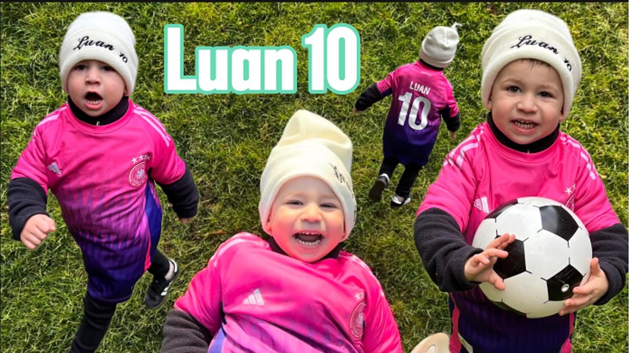 2 year old football training