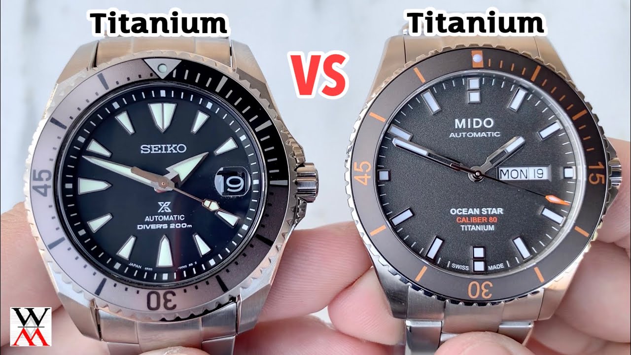 Seiko Shogun Titanium vs Mido Ocean Star Titanium - Wimol Tapae