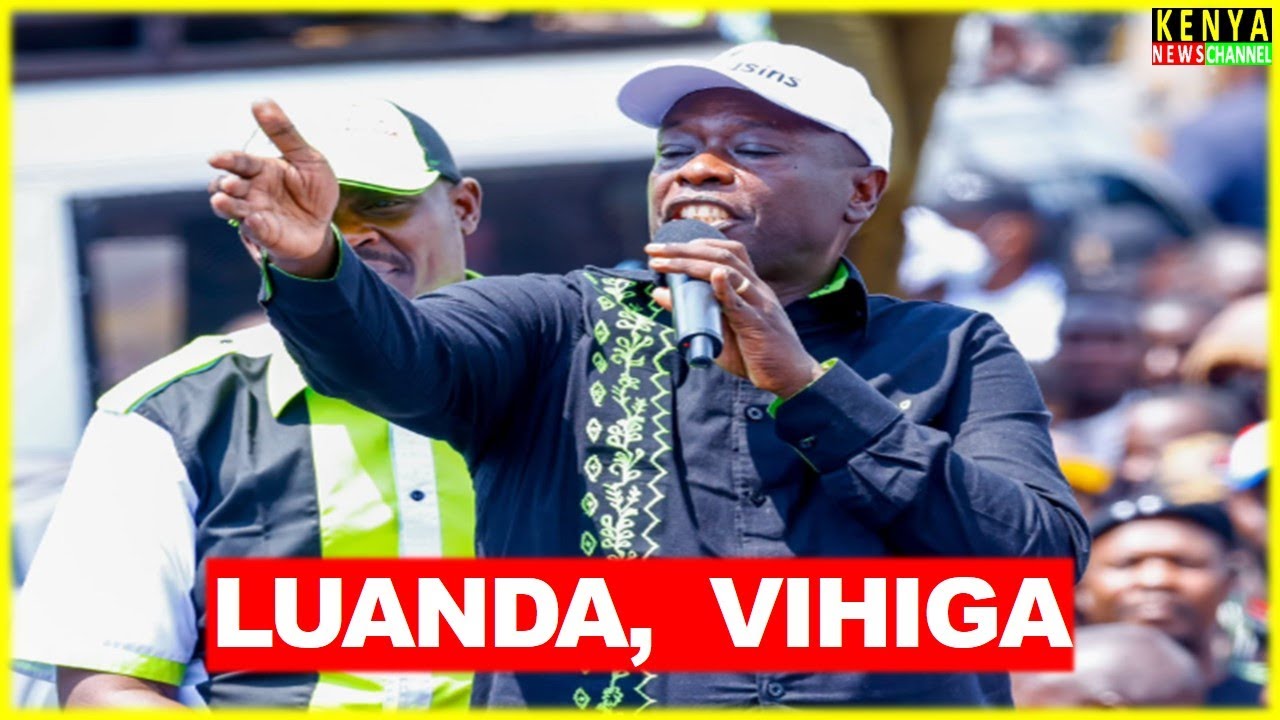 Gachagua EXPLOSIVE speech today with Matiangi at Vihiga Luanda - Listen what he told Ruto