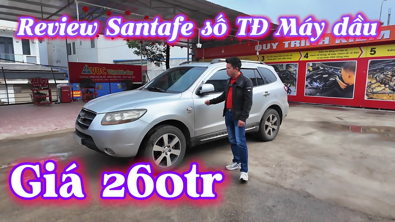 Bán hộ ông anh con Santafe máy dầu số TĐ, xe chất bao xuyên việt luôn ae nhé.