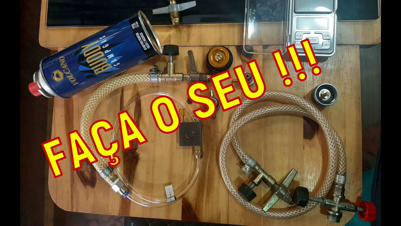 Kit de recarga de gás de camping