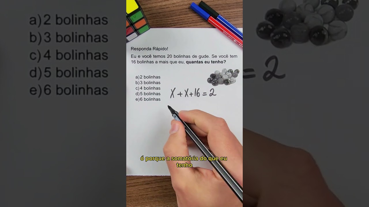 Responda r&aacute;pido! #Matem&aacute;tica #enem #raciociniologico #educa&ccedil;&atilde;o