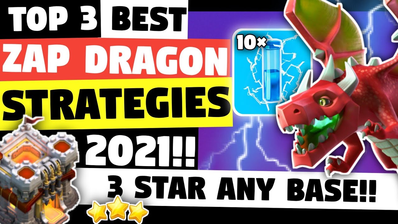 TH11 Zap Dragon Attack Strategy (2021) - Best Town Hall 11 Dragon War Attack  | Clash Of Clans 