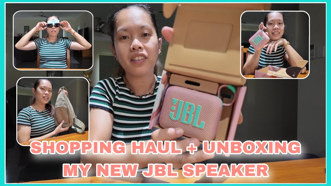 UNBOXING MY NEW JBL GO4 SPEAKER + SHOPPING HAUL | atemilesdiary 