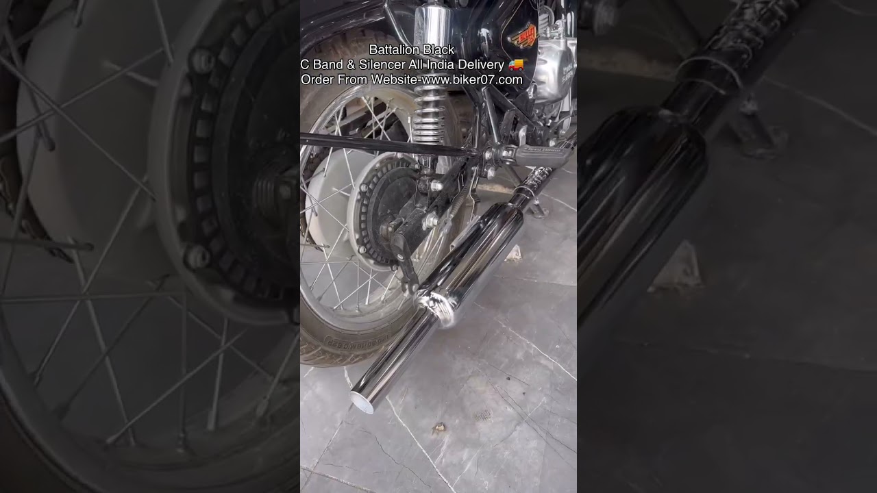 Battalion Black C Bend silencer amazing sound like old model bullet😍 #youtube #youtubeshorts #bullet