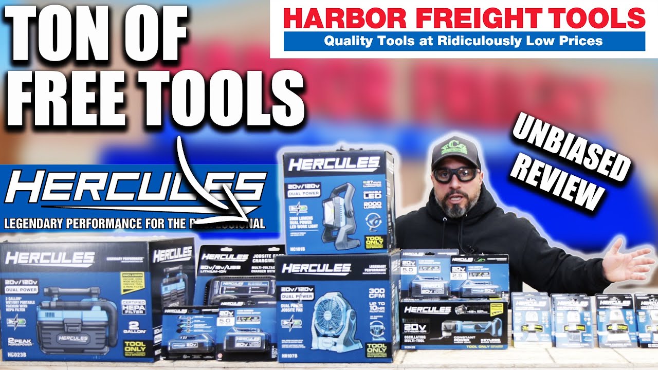 HARBOR FREIGHT прислала нам МНОГО БЕСПЛАТНЫХ инструментов Hercules для НЕПРЕДВЗЯТНОГО ОБЗОРА!
