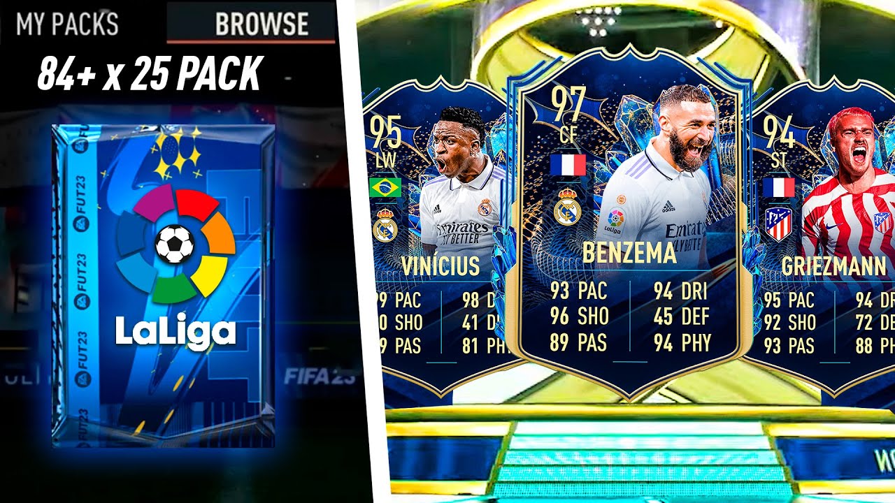 FIFA 23 84+ x 25 TOTS La Liga Swaps Packs!