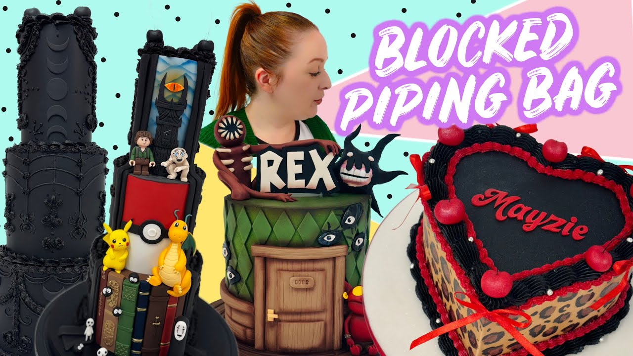 Piping is Not in my Skillset..... | Cake Studio Vlog | Cherry Vlog
