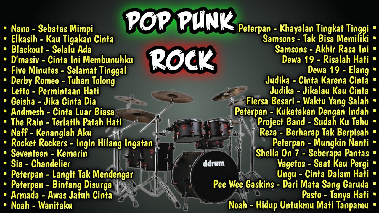 Full Album Lagu Indo COVER POP PUNK & ROCK 🤘🤘