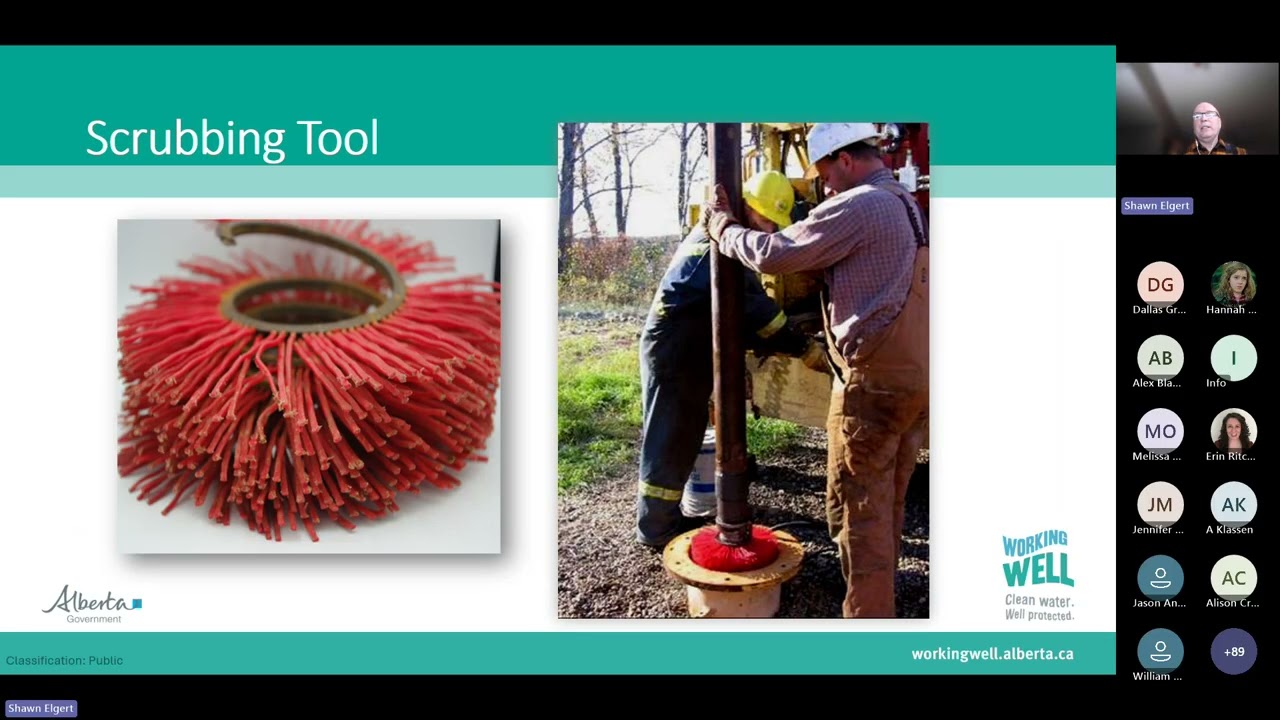 Working Well Workshop 2: Operating and maintaining your well