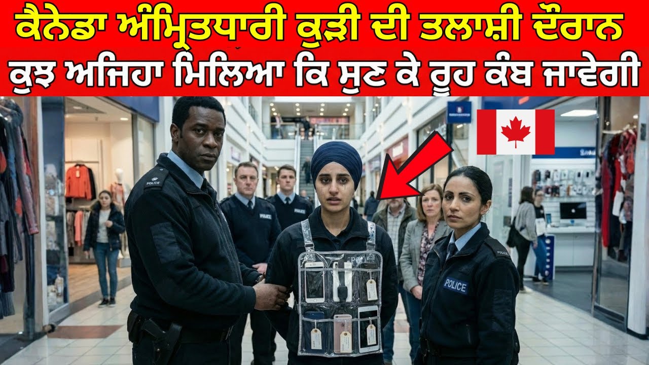 ਸਿਰ 'ਤੇ ਦਸਤਾਰ, ਪਰ ਕਰਤੂਤਾਂ ਚੋਰਾਂ ਵਾਲੀਆਂ?ਅੰਮ੍ਰਿਤਧਾਰੀ ਕੁੜੀ ਦੀ ਤਲਾਸ਼ੀ ਦੌਰਾਨ ਮਿਲਿਆ ਅਜਿਹਾ ਕੁਝ #canadanews