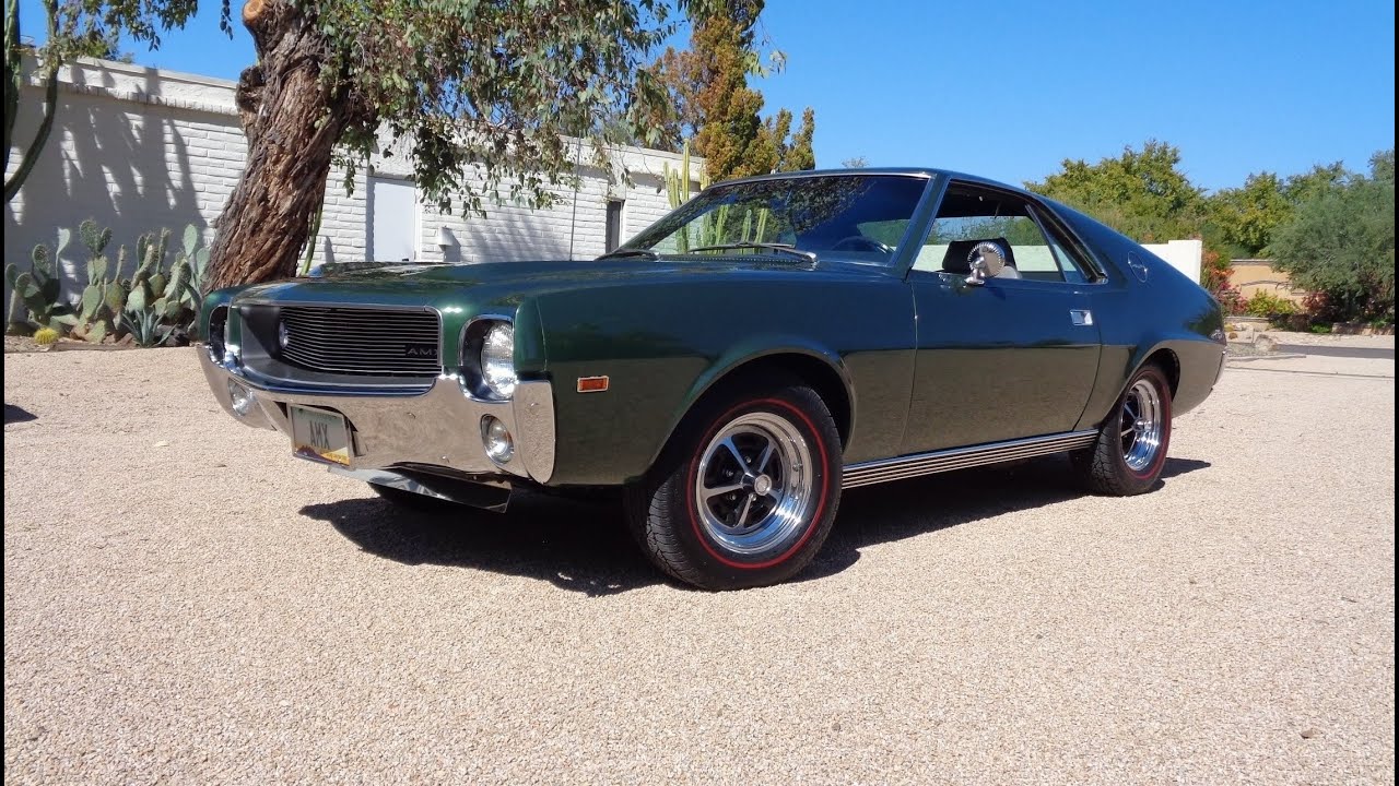 Original Owner 1969 American Motors AMC AMX 390 CI Survivor & Ride - My Car Story with Lou Costabile