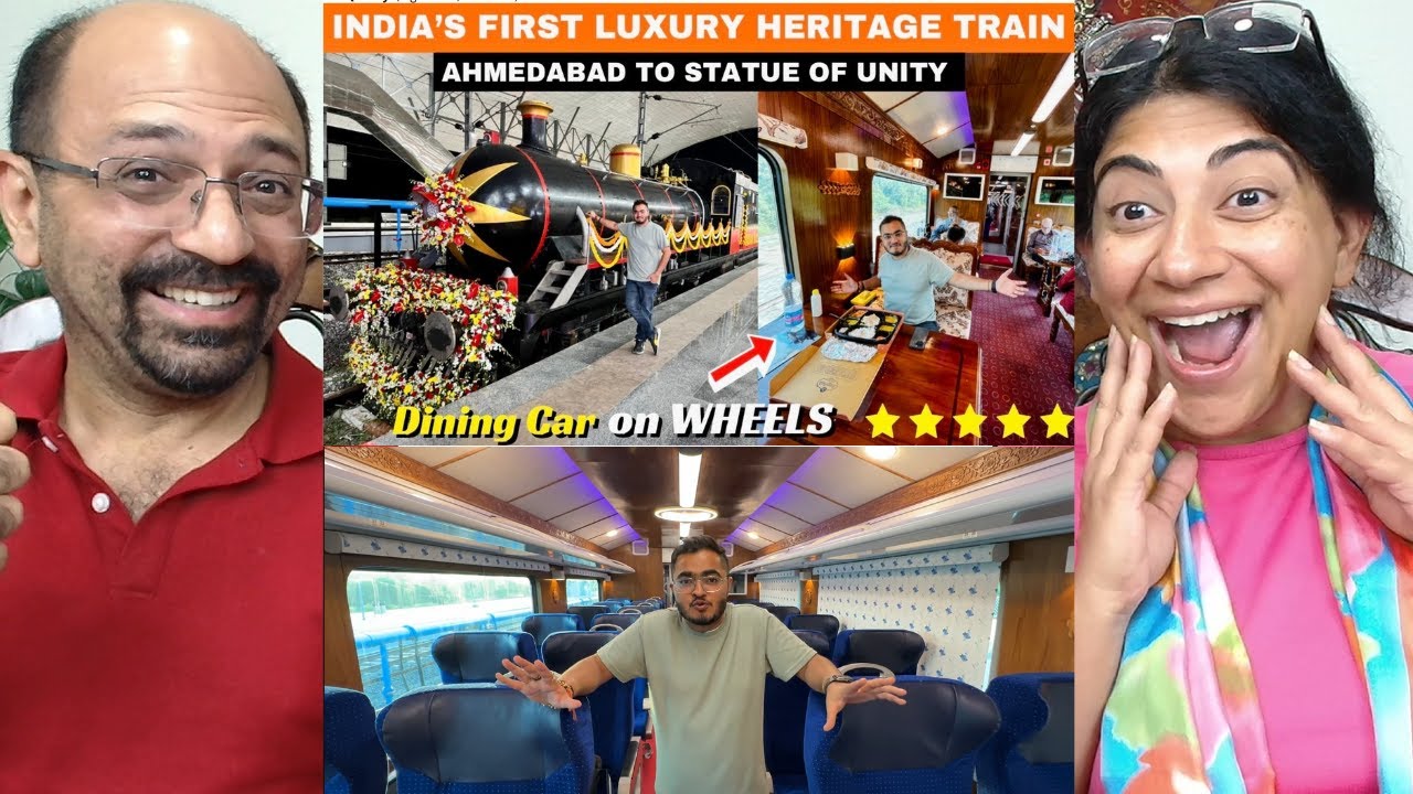 Gujarat&rsquo;s First Luxurious Heritage Tourist Train Journey | Ahmedabad to Kevadia(STATUE OF UNITY)😍