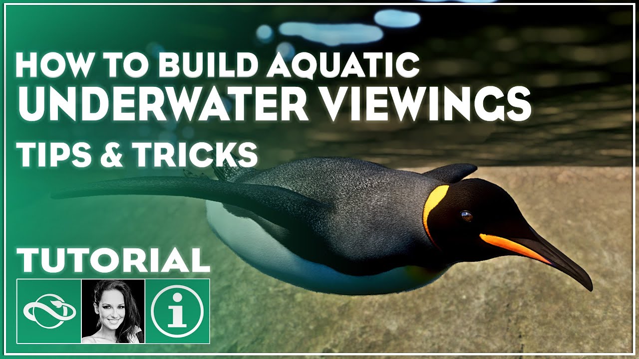 ▶ How to build an Underwater Viewing Gallery in Planet Zoo Tutorial | Tips & Tricks |