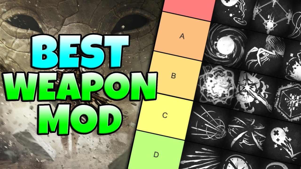Ranking EVERY Weapon Mod In Remnant 2 (The Forgotten Kingdom DLC)