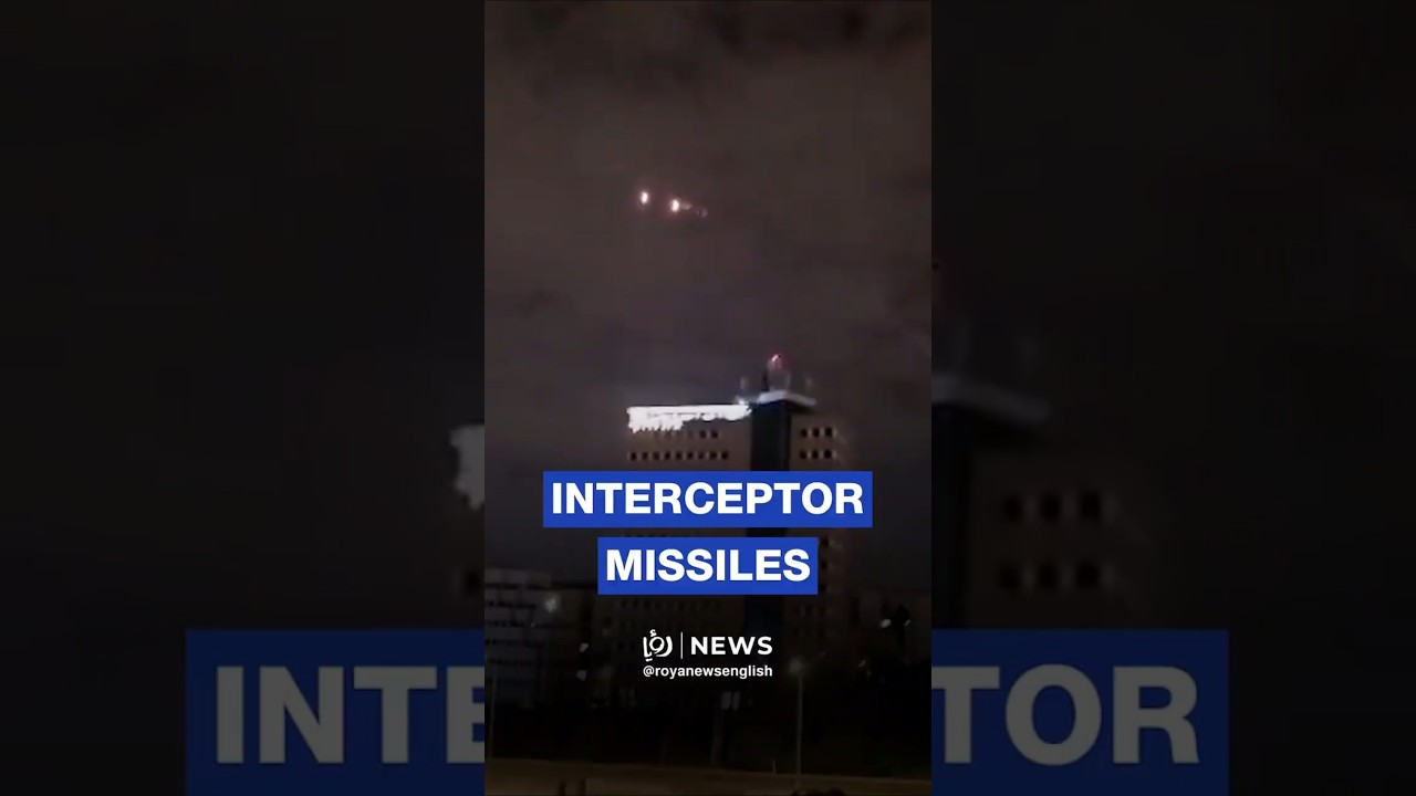 Interceptor missiles fired in Tel Aviv to counter Iranian rockets