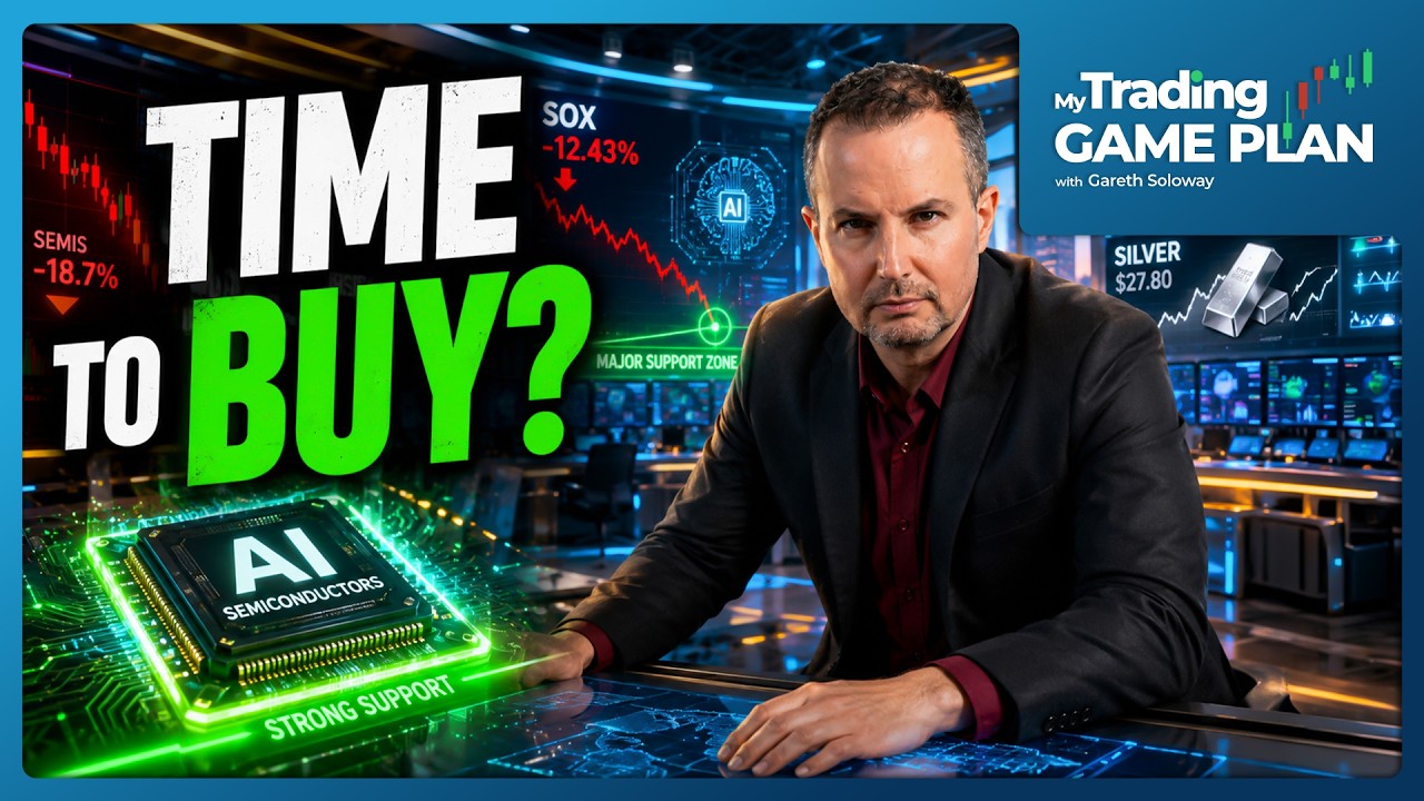 Crash Alert: Semiconductors Near MAJOR Buys After Collapse, Silver & Gold Support, Top Trades