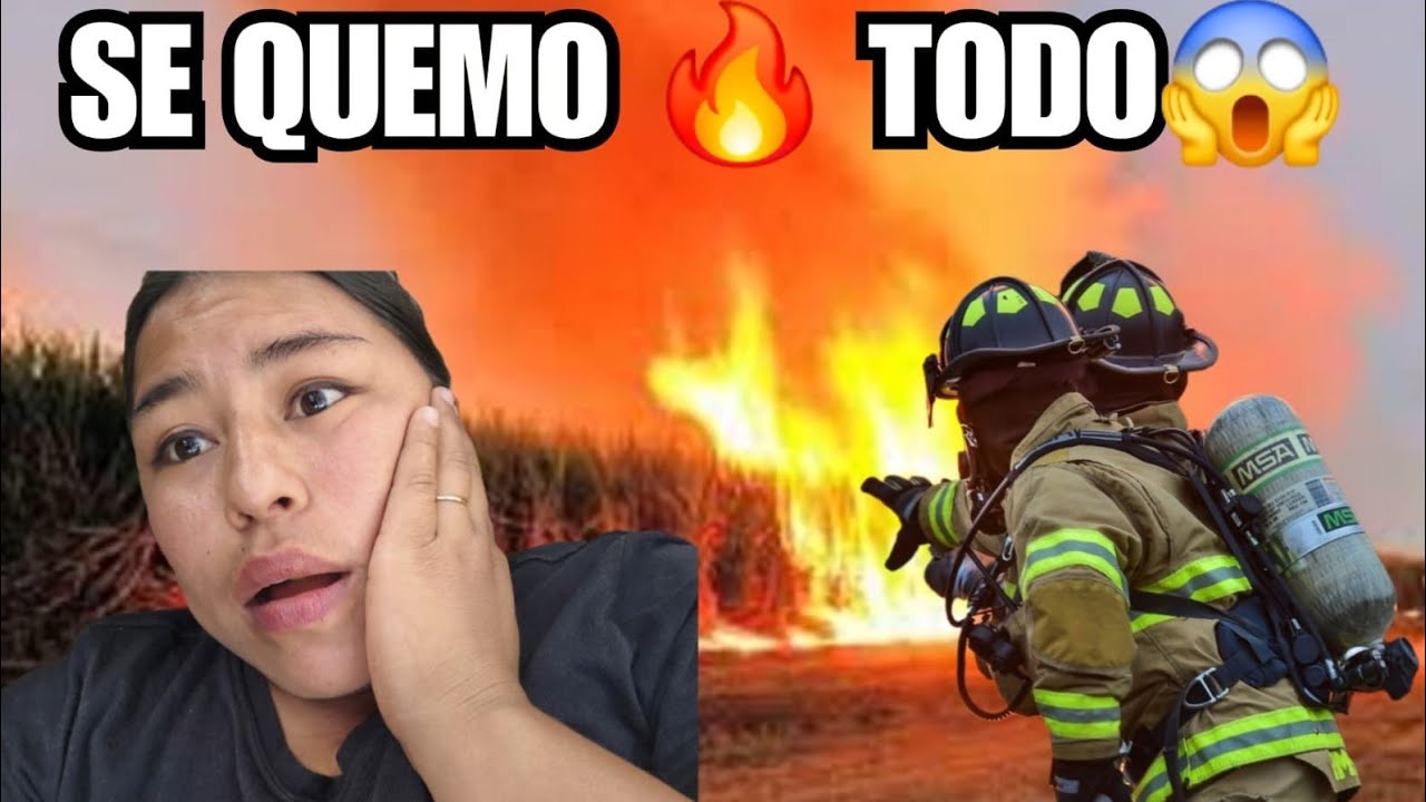 🚨 URGENTE TUVIMOS QUE LLAMAR ALOS BOMBERO LA FINCA SE INCENDIO LLAMAS 🔥 