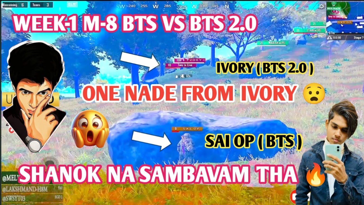 2.0 BTS VS BTS 😳 END THRILLER WEEK-1 M-8 Seasonal War Sambavam Unexpected #bgmilive #madan #TN49YT 