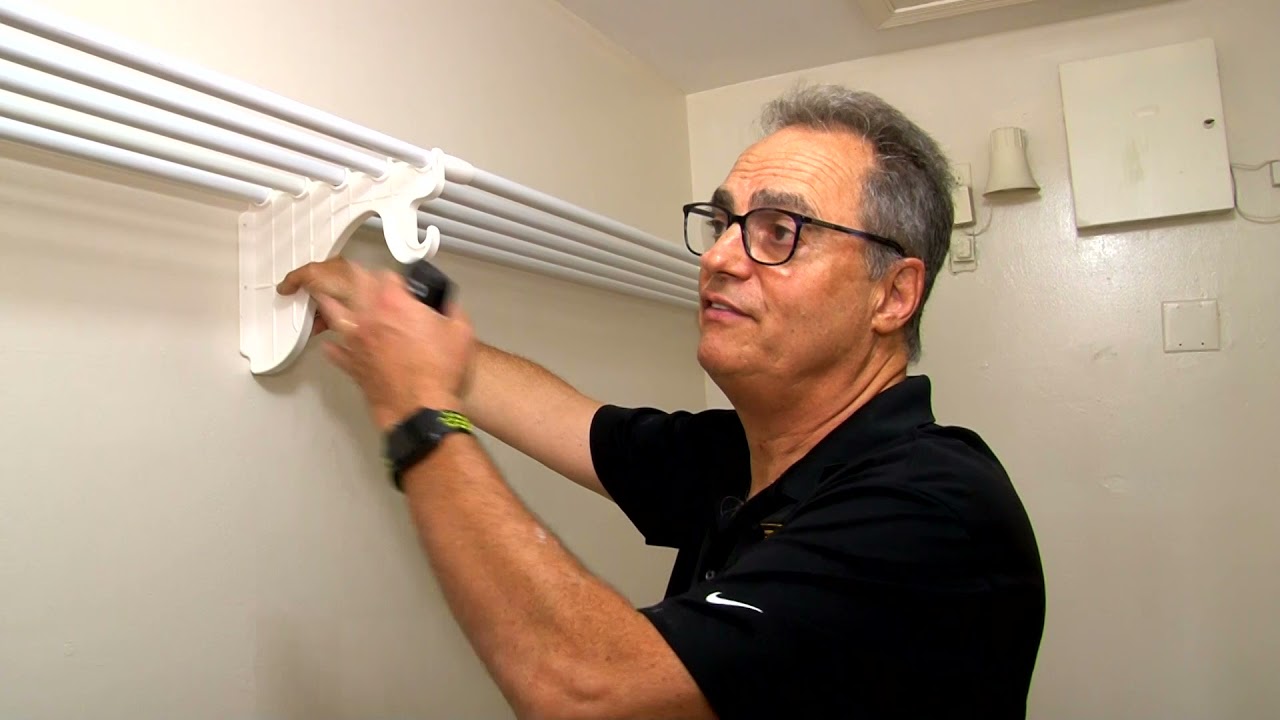 Dave the Closet Doctor Installs Ez Shelf Rod and Shelf No 2 in a Walk In Closet