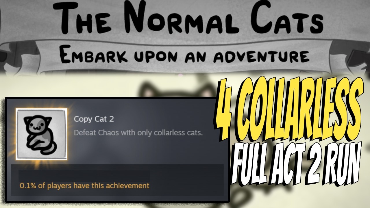 4 collarless cats Chaos kill | Copycat 2 achievement | Mewgenics