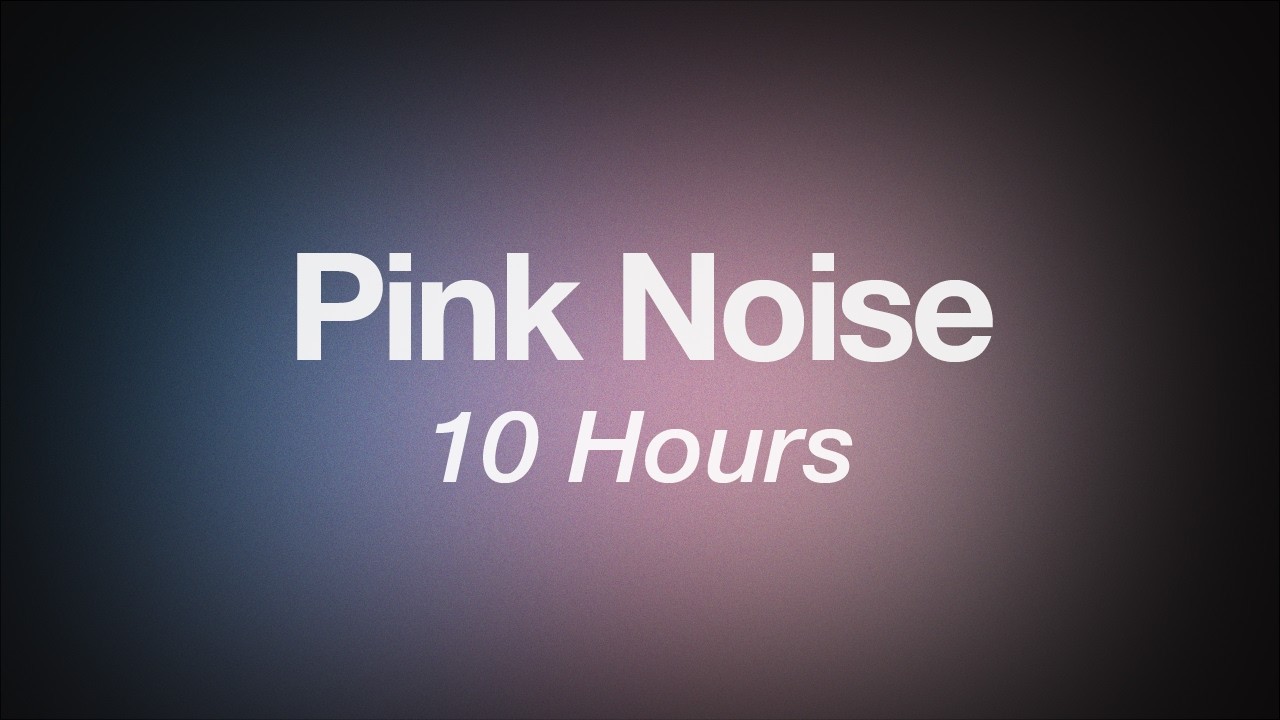 Pink Noise for Sleep & Memory – 10 Hours (Black Screen)