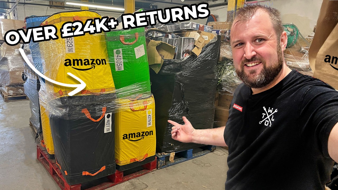 I Bought 8 Amazon Return Totes on a Pallet for £850 to Find Tools!