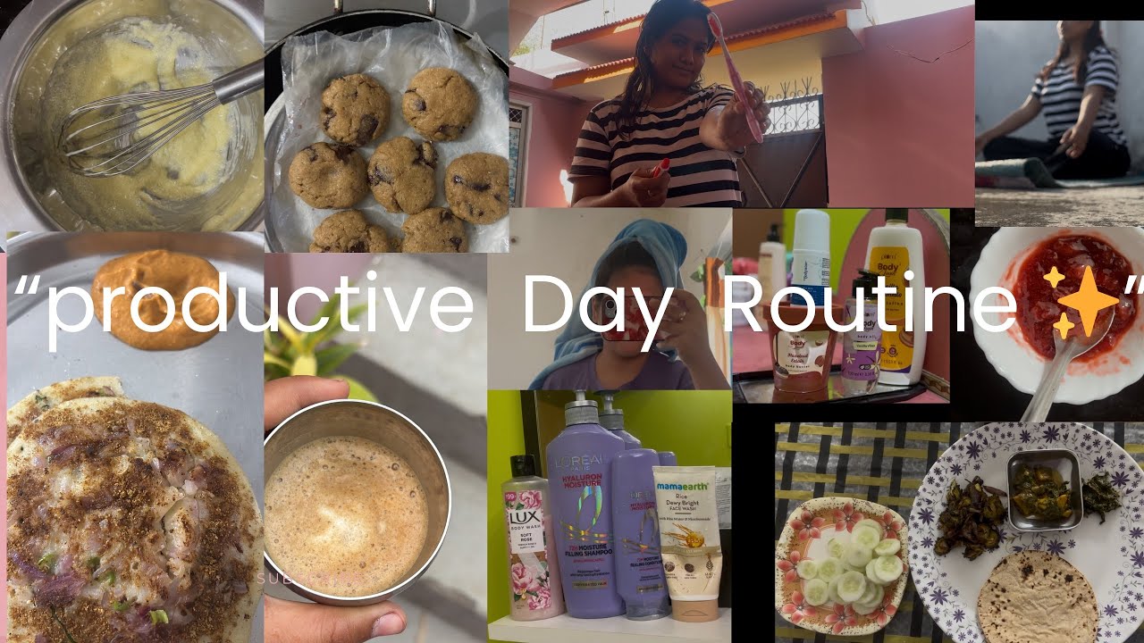 A Realistic Productive Day in My Life | Yoga, Skincare, Cooking & Shoot Vlog
