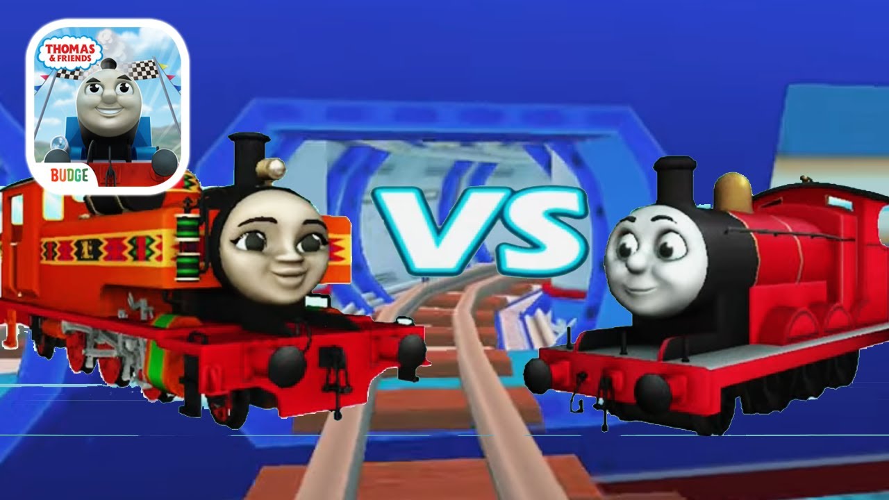 Thomas & Friends: GoGo Thomas - Nia VS James - Full Upgrade Diamond Super Fun Races (Budge)