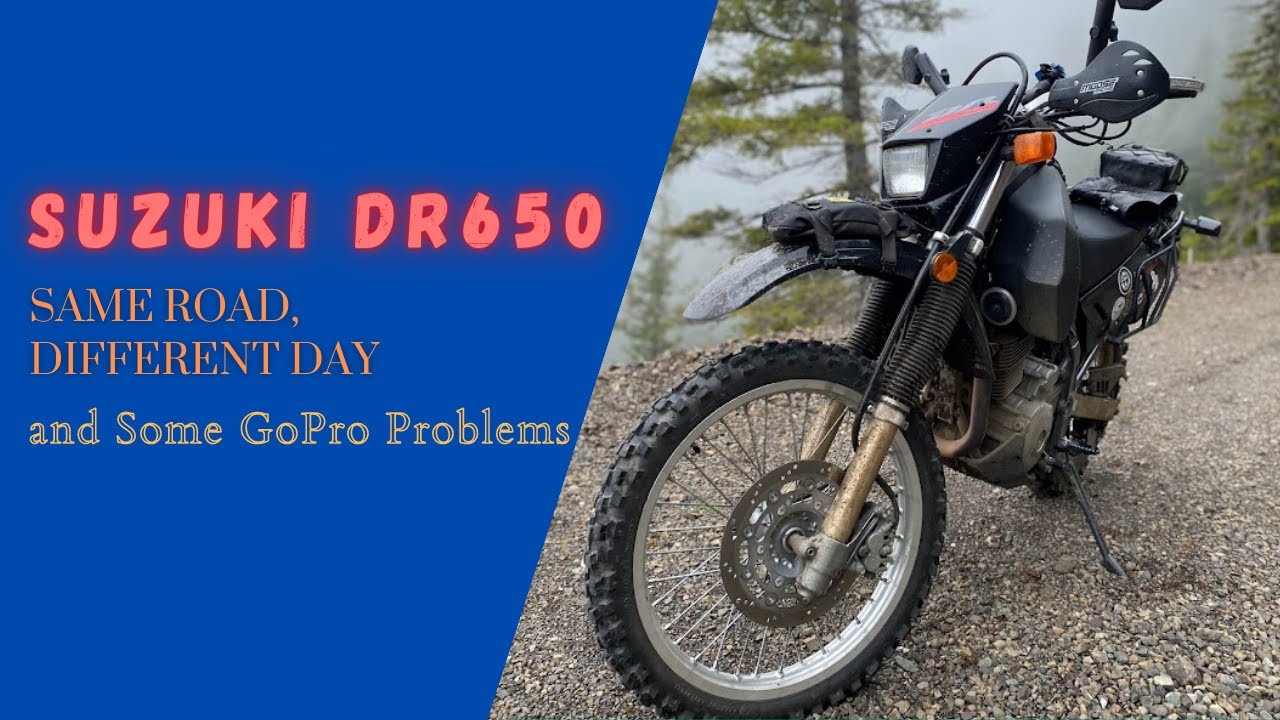 DR650 Ride in the Rain | GoPro Problems