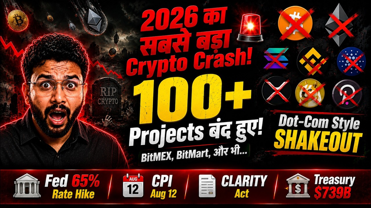 Crypto Market Latest News Today 🚨 | Bitcoin, XRP, Ethereum Big Update | Hindi