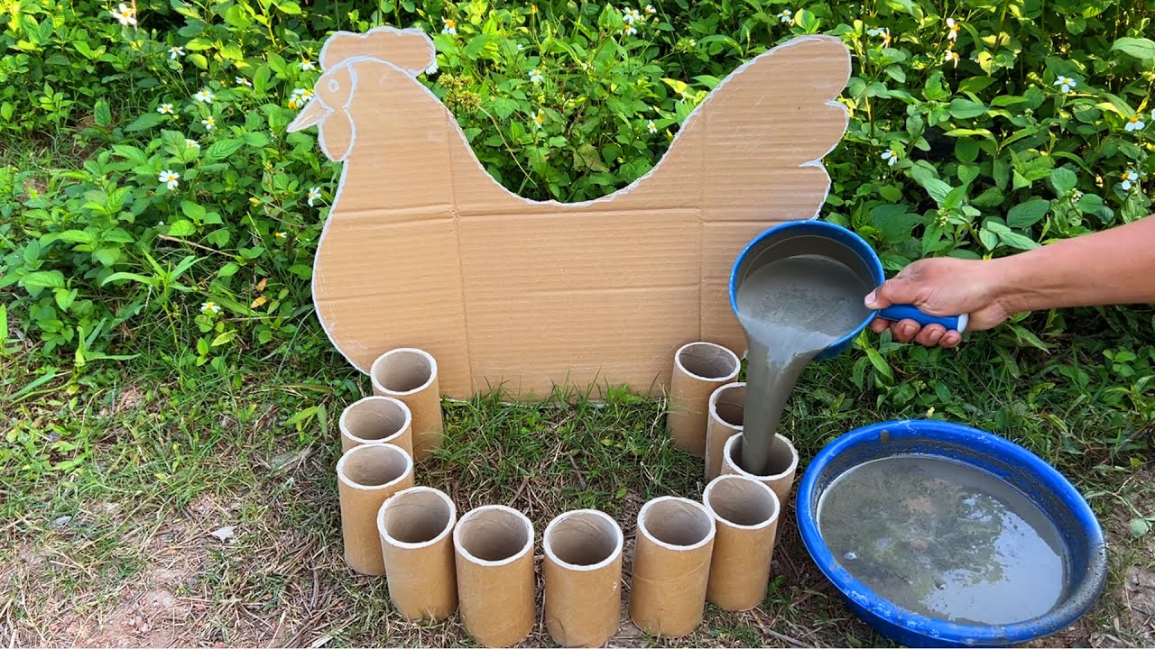 WOW - Amazing - Creative Gardening Designs - Cardboard and Cement