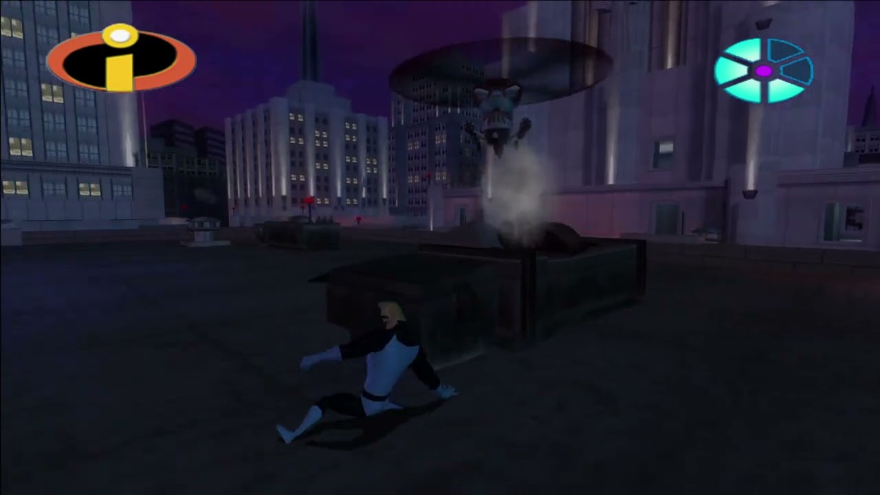 The Incredibles (Video Game) - Mission #3 - Buddy Pine & Bomb Voyage  - PS2