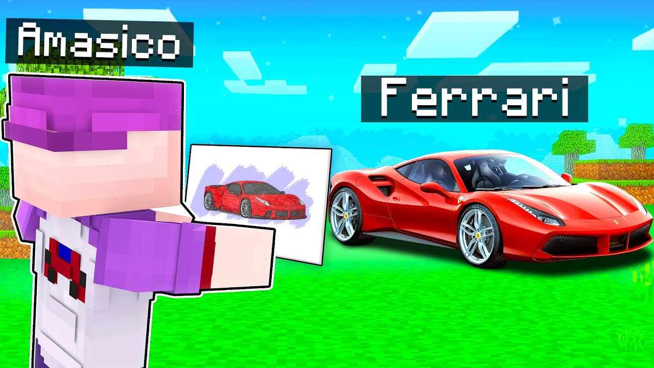 TOT ce DESENEZ devine REAL in MINECRAFT!