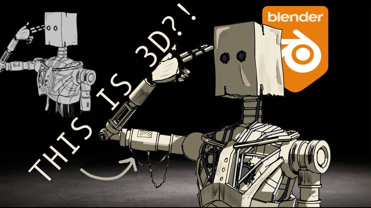 How I Made This In Blender With Grease Pencil