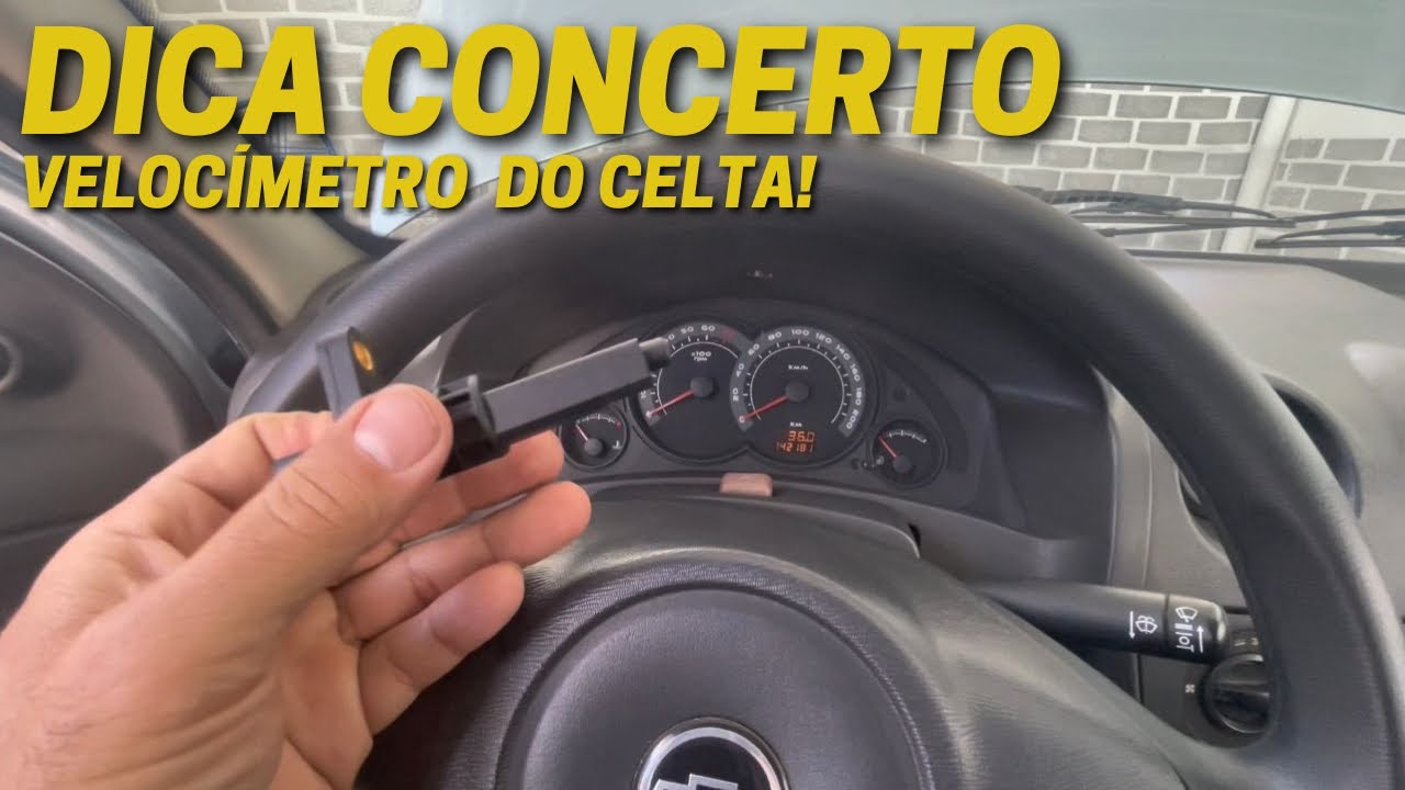 Velocímetro do Celta 2001 a 2016 parou! Conserto fácil de resolver + 🔗 link de compra 👇🏽