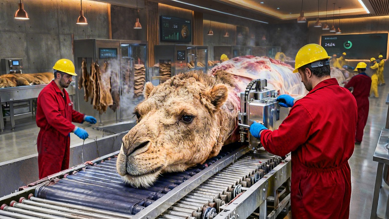 Inside a Modern Camel Leather Factory | Premium Luxury Production