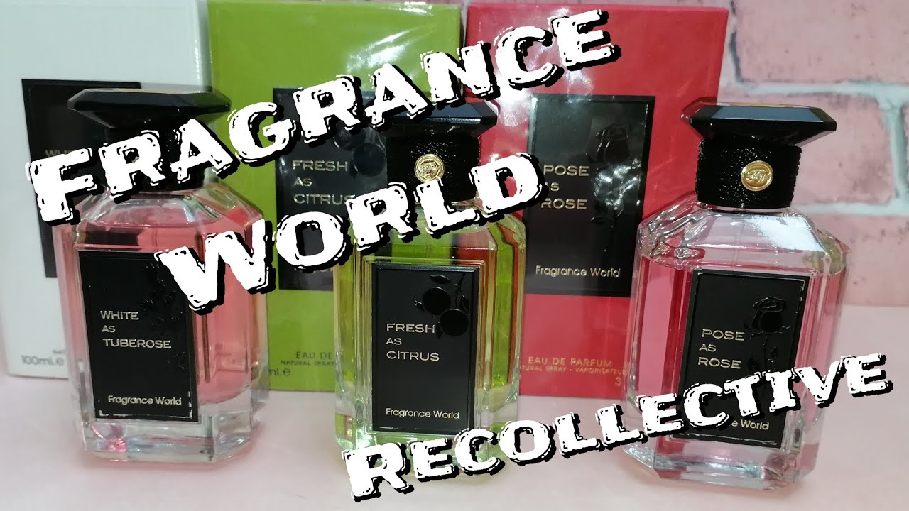 Fragrance world. 3 аромата из линейки Recollective