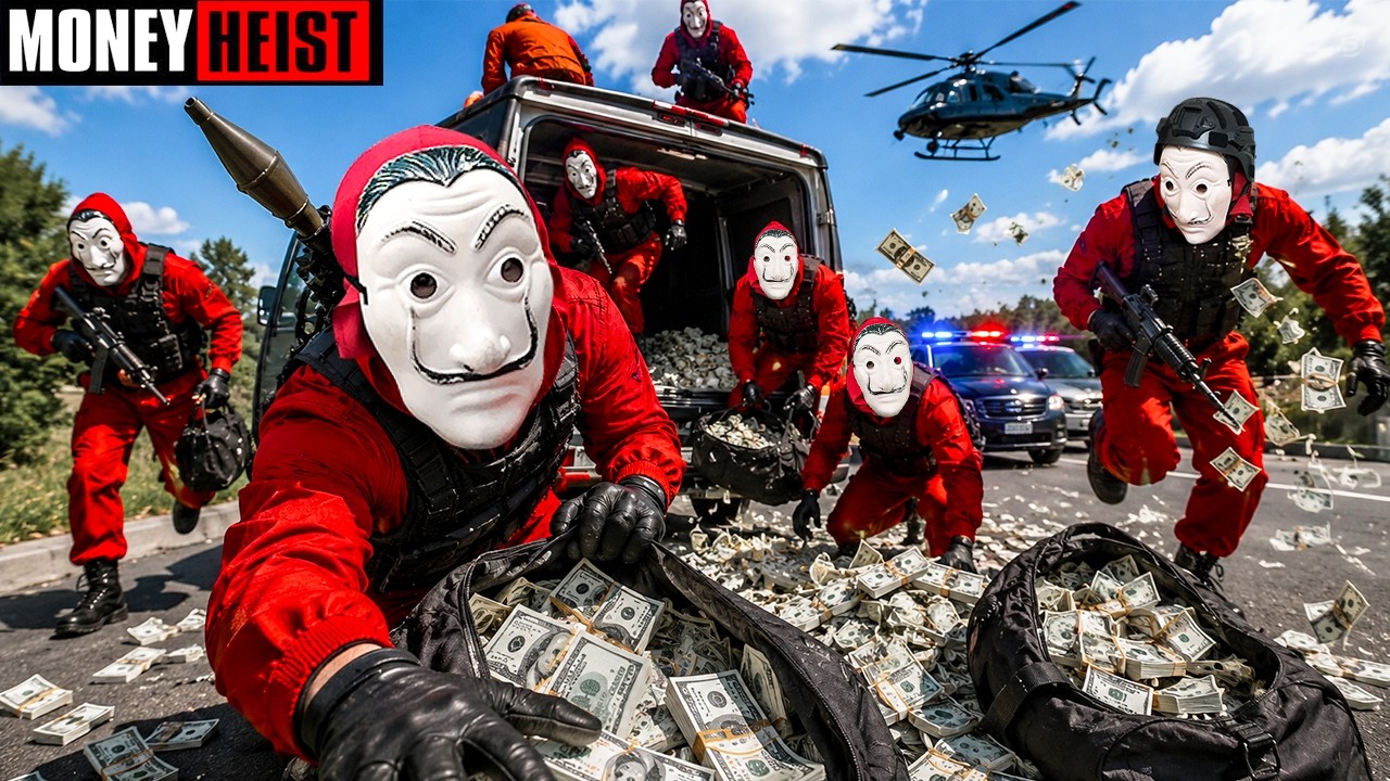 PARKOUR VS MONEY HEIST! 6 | BAD GUYS: No ESCAPE, GRAB THE CASH... RUN! (BELLA CIAO) Epic POV