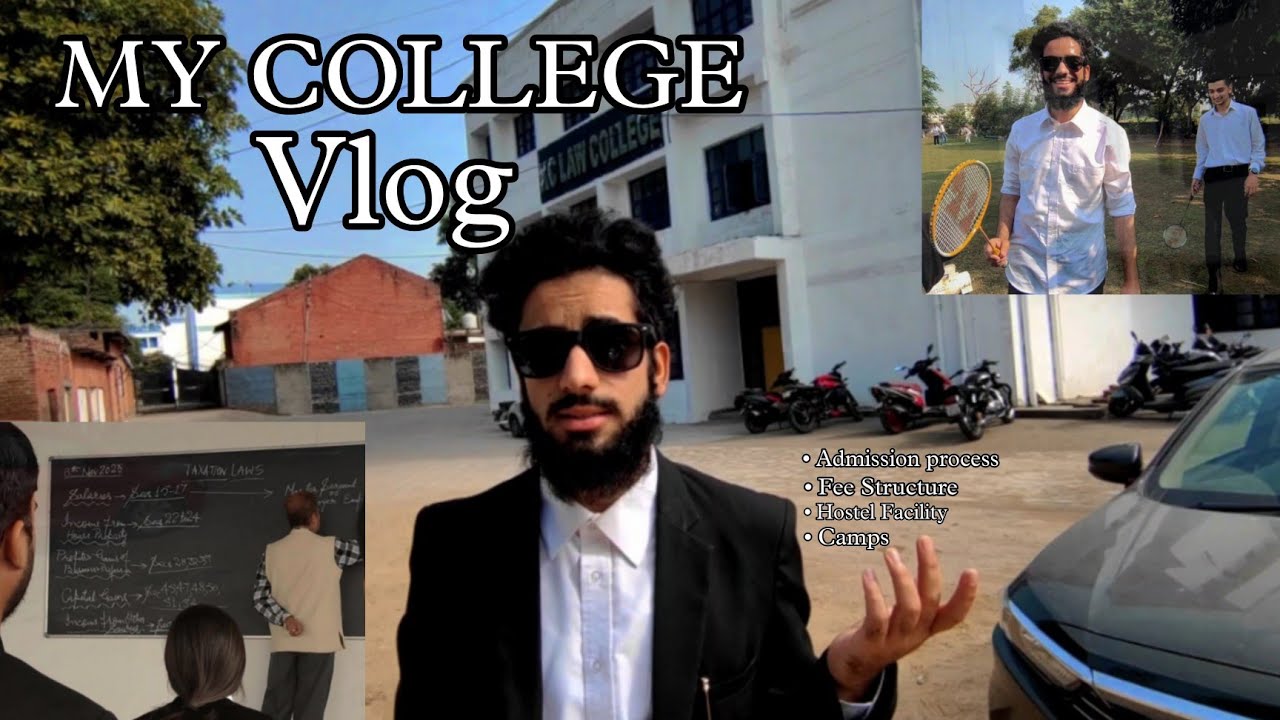 Bilal Halal vlogs | K.c law college jammu ✨| My college vlog 2.O 🤩
