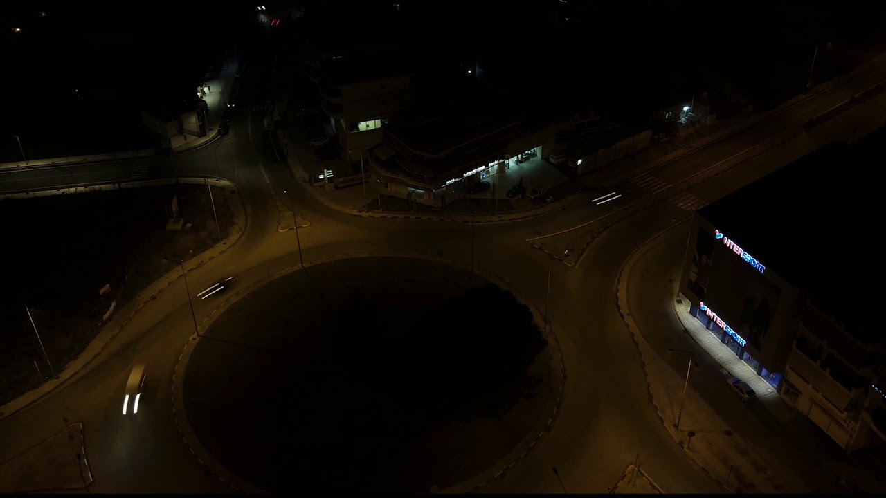 mavic air 2 agrinio night hyperlapse...quarantine