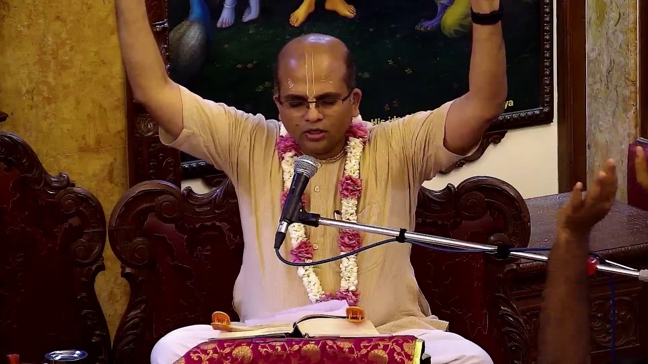 Sudhir Chaitanya Prabhu Lecture on Avoid Spiritual Death Through Medicine of Determination