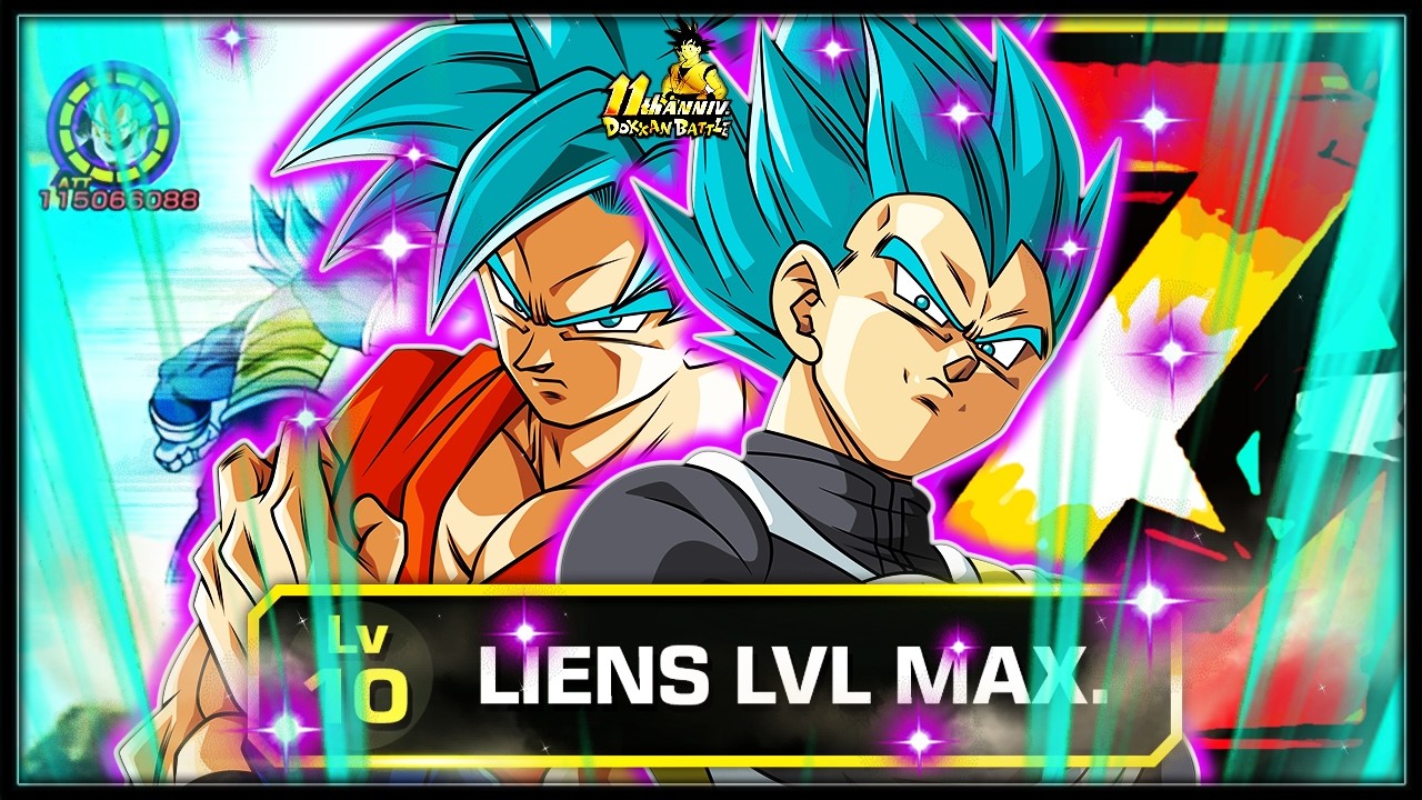 OUI UN BON ZTUR ! TEST GOKU/VEGETA SSJB INT ZTUR 100% LIENS 10 ! | DRAGON BALL Z DOKKAN BATTLE