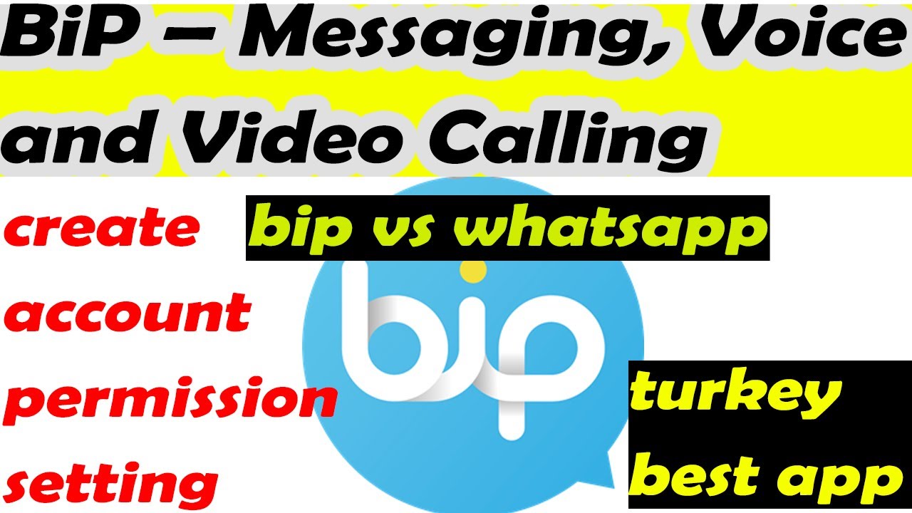 bip app create acccount and permission setting
