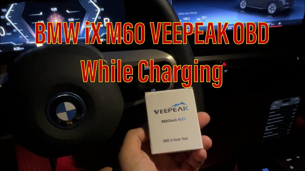 VEEPEAK OBD Battery Temp while charging BMW iX M60