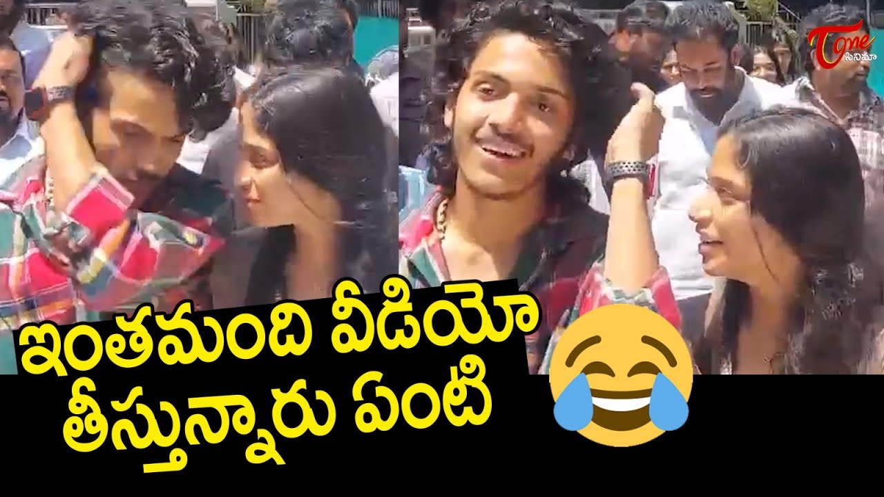 Actor Harsh Roshan & Sridevi Visited Kanaka Durga Temple In Vijayawada After Court Movie Success